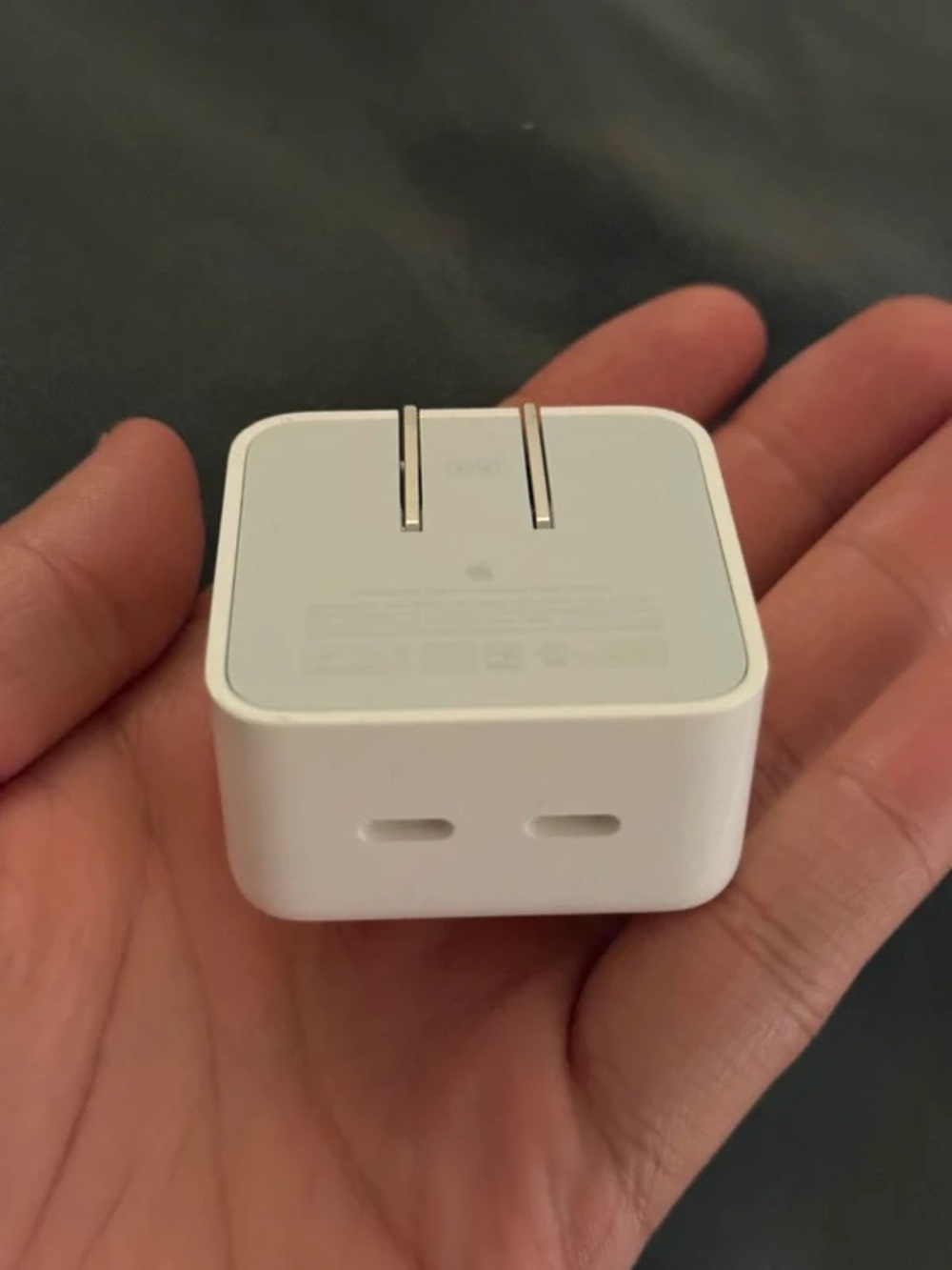 Genuine Apple 35W Dual USB-C Port Compact Power Adapter